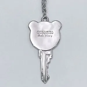 Brown Keychain with a bear-themed pendant Moschino - Vitkac  Moschino Teddy Bear Key Necklace display picture 1